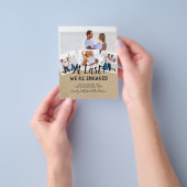 BUDGET FOTO VERLOVING INVITE - elke kleur Flyer (Hand)