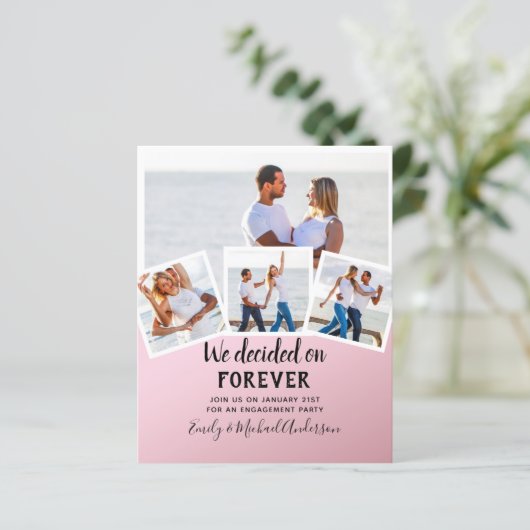 BUDGET FOTO VERLOVING QUOTE INVITEERT - ELKE KLEUR (Staand voorkant)