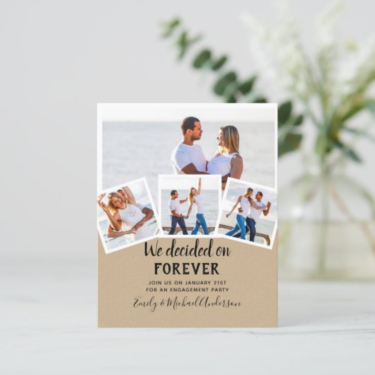 BUDGET FOTO VERLOVING QUOTE INVITEERT - ELKE KLEUR (Staand voorkant)