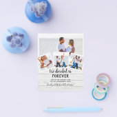 BUDGET FOTO VERLOVING QUOTE INVITEERT - ELKE KLEUR FLYER (Enkel)