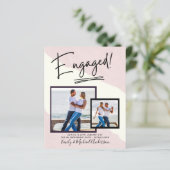 BUDGET FOTO VERLOVING Uitnodigt bekendmaking SCRIP (Staand voorkant)