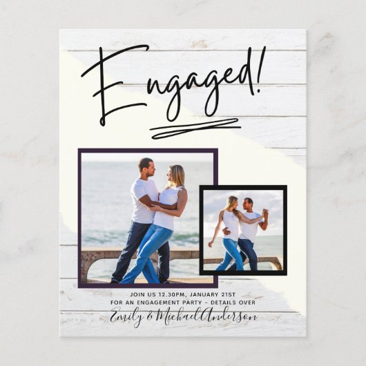 BUDGET FOTO VERLOVING Uitnodigt bekendmaking SCRIP (Voorkant)