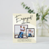 BUDGET FOTO VERLOVING Uitnodigt bekendmaking SCRIP (Staand voorkant)