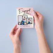 BUDGET FOTO VERLOVING Uitnodigt bekendmaking SCRIP Flyer (Hand)