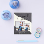 BUDGET FOTO VERLOVING Uitnodigt bekendmaking SCRIP Flyer (Enkel)