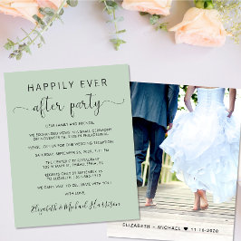 Budget Foto verstandige huwelijksontvangst uitnodi