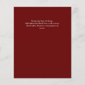 BUDGET FOTO Viering van het leven UITNODIGINGEN (Achterkant)