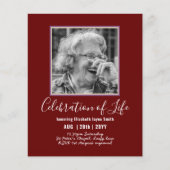 BUDGET FOTO Viering van het leven UITNODIGINGEN (Voorkant)