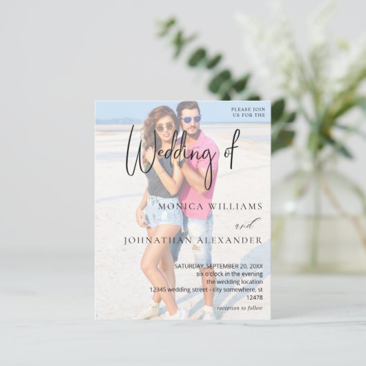 Budget Foto VS Black & W Modern Wedding 3 (Staand voorkant)