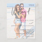 Budget Foto VS Black & W Modern Wedding 3 Flyer (Voorkant)