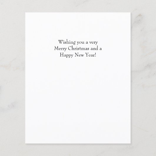 BUDGET Foto We wensen u een prettig kerstfeest (Achterkant)