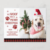 BUDGET Foto We wensen u een prettig kerstfeest (Voorkant)