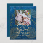 BUDGET FOTO Weddenschap BESPAAR DE DATA Boho Abstr (Voorkant / Achterkant)