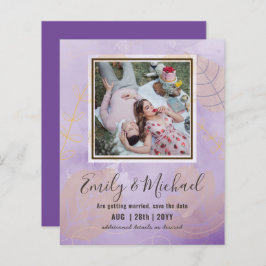 BUDGET FOTO Weddenschap BESPAAR DE DATA Boho Abstr