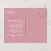 BUDGET Foto Weddenschap Save the Date Briefkaart (Achterkant)