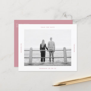 BUDGET Foto Weddenschap Save the Date Briefkaart