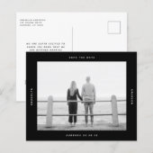 BUDGET Foto Weddenschap Save the Date Briefkaart (Voorkant / Achterkant)
