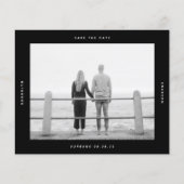 BUDGET Foto Weddenschap Save the Date Briefkaart (Voorkant)