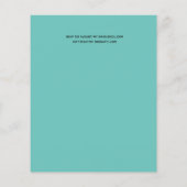 BUDGET FOTO WEDDING INVITES - Floral Wreater (Achterkant)