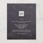 BUDGET FOTO WEDDING QR SCANNING CODE INVITATIONS (Achterkant)