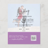 BUDGET FOTO WEDDING QR SCANNING CODE INVITATIONS (Voorkant)