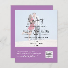 BUDGET FOTO WEDDING QR SCANNING CODE INVITATIONS