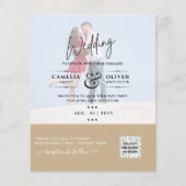 BUDGET FOTO WEDDING QR SCANNING CODE INVITATIONS (Voorkant)