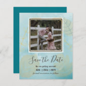 BUDGET FOTO WEDING SAVE DATES - Boho Abstract (Voorkant / Achterkant)
