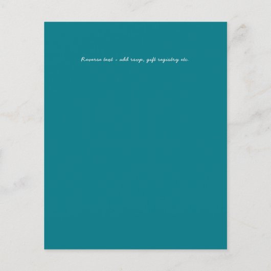 BUDGET FOTO WEDING SAVE DATES - Boho Abstract (Achterkant)