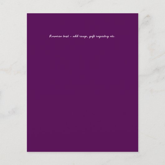 BUDGET FOTO WEDING SAVE DATES - Boho Abstract (Achterkant)