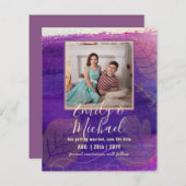 BUDGET FOTO WEDING SAVE DATES - Boho Abstract (Voorkant / Achterkant)