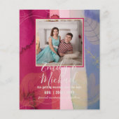 BUDGET FOTO WEDING SAVE DATES - Boho Abstract (Voorkant)