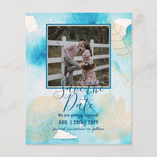 BUDGET FOTO WEDING SAVE DATES - Boho Abstract (Voorkant)