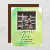 BUDGET FOTO WEDING SAVE DATES - Boho Abstract (Voorkant / Achterkant)