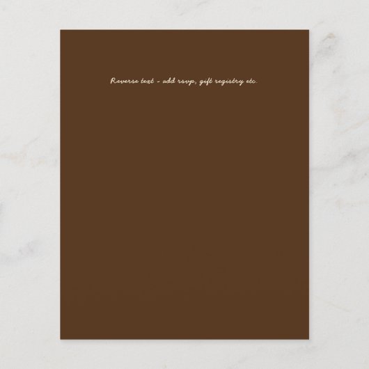 BUDGET FOTO WEDING SAVE DATES - Boho Abstract (Achterkant)