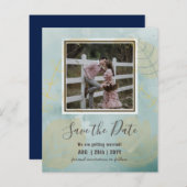 BUDGET FOTO WEDING SAVE DATES - Boho Abstract (Voorkant / Achterkant)
