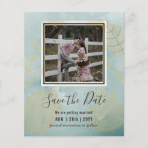 BUDGET FOTO WEDING SAVE DATES - Boho Abstract