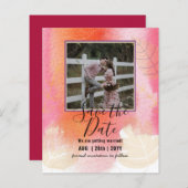 BUDGET FOTO WEDING SAVE DATES - Boho Abstract (Voorkant / Achterkant)