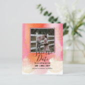 BUDGET FOTO WEDING SAVE DATES - Boho Abstract (Staand voorkant)