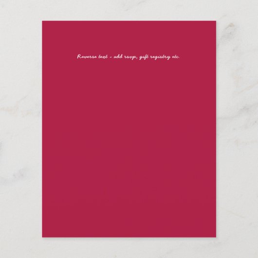 BUDGET FOTO WEDING SAVE DATES - Boho Abstract (Achterkant)