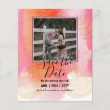 BUDGET FOTO WEDING SAVE DATES - Boho Abstract