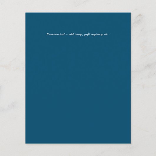 BUDGET FOTO WEDING SAVE DATES - Boho Abstract (Achterkant)