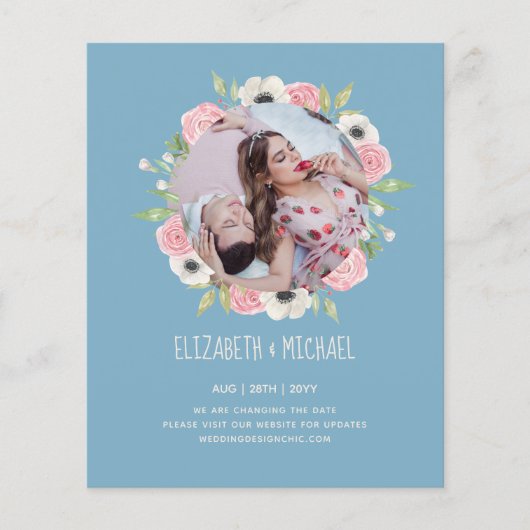 BUDGET FOTO WEDING WIJZIGING VAN DE DATUM (Voorkant)