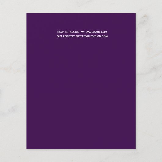 BUDGET FOTO WEDING WIJZIGING VAN DE DATUM (Achterkant)