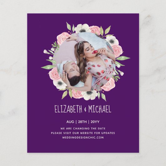 BUDGET FOTO WEDING WIJZIGING VAN DE DATUM (Voorkant)