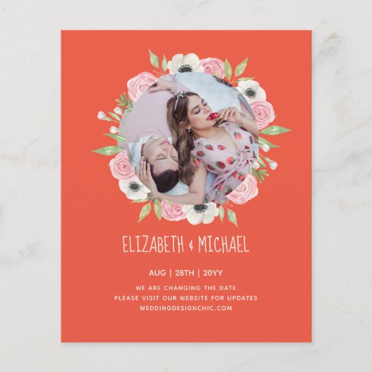 BUDGET FOTO WEDING WIJZIGING VAN DE DATUM (Voorkant)