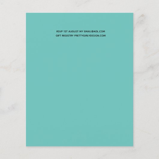 BUDGET FOTO WEDING WIJZIGING VAN DE DATUM (Achterkant)