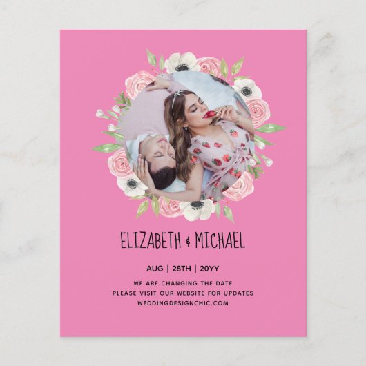 BUDGET FOTO WEDING WIJZIGING VAN DE DATUM (Voorkant)