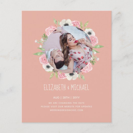 BUDGET FOTO WEDING WIJZIGING VAN DE DATUM (Voorkant)