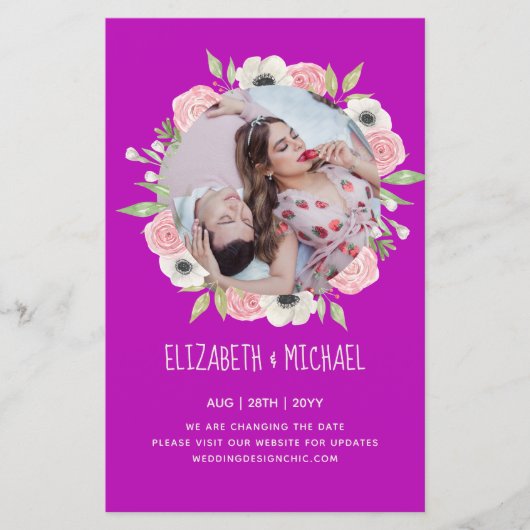 BUDGET FOTO WEDING WIJZIGING VAN DE DATUM (Voorkant)